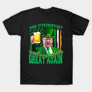 Make St Patricks Day Great Again Shirt Trump T-Shirt